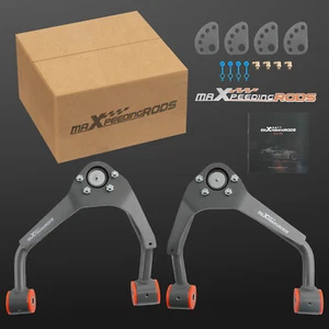2x Upper Drop Alignment Control Arms Drop Kits for 07-15 Chevy Silverado Sierra - Foto 1 di 14