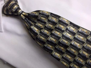 Ermenegildo Zegna Black Brown Multi made In Italy 4" w / 60" Long - Picture 1 of 6
