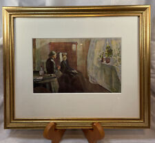 Edvard Munch “Spring” Framed Print-Imported from Oslo Norway-Munch Museum 14"