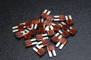 50 PK ATR 7.5 AMP FUSE FUSES BLADE CIRCUIT EATON BUSSMANN MICRO 2 LEG ATR7.5 - Picture 1 of 8