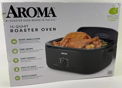 Aroma 18 夸脱烤炉(型号 # ART-718B)适合 22 磅土耳其 — 第 1/4 张图片