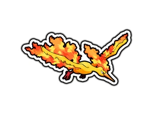 Moltres Waterproof Vinyl Sticker Decal Die-Cut  - Picture 1 of 1