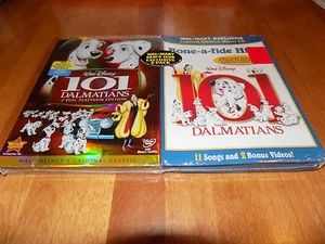 101 DALMATIONS Walt Disney LIMITED EDITION Animated Classic 2 Disc DVD & CD NEW - Picture 1 of 2