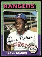 1975 Topps Dave Nelson #435 EX Set break Texas Rangers