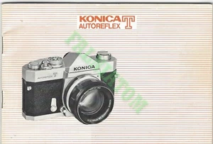 Vintage Konica Autoreflex T Instructions - Picture 1 of 1
