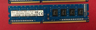 🟢SK Hynix 4GB 1Rx8 PC3-12800U Desktop Ram Memory HMT451U6AFR8C-PB - Image 1 of 2