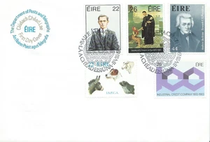Ireland Seán Mac Diarmada  Andrew Jackson St Vincent Animals Welfare 1983 FDC - Picture 1 of 3