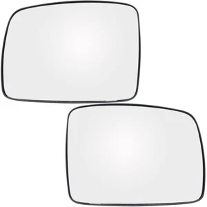 2Pcs Mirror Heated Glass w/ Backing Plate Replacement For Land Rover Discovery 3 - Picture 1 of 11