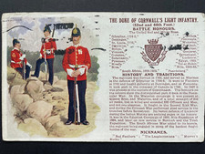The Duke of Cornwall`s Light Infantry  - postcard