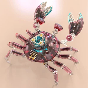 DIY 3D Metal Mechanical Crab Puzzle Assembly Building Model Toy Gift Crab Model - Picture 1 of 15