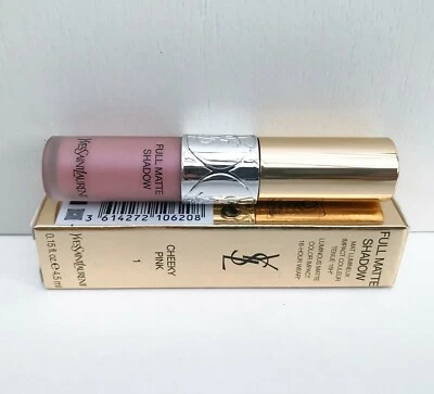 1x YSL Full Matte Shadow Luminous Matte Liquid Eyeshadow, #1 Cheeky Pink, BNIB - Image 1 of 4