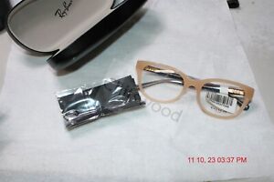 Coach HC6187 5611 Eyeglasses Women's Milky Beige Full Rim Rectangle Shape 52 18