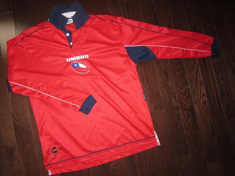 vintage CHILE 2000-02 home shirt long sleeve Umbro L camiseta maillot trikot Cover