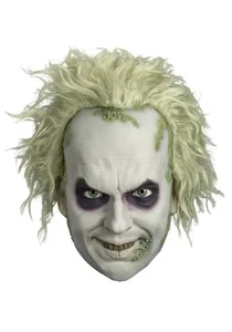 Men's Beetlejuice Costume Size Plus AND Mask - Picture 1 of 3