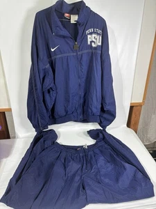 Vintage Nike Team Sports Windbreaker Track Suit Pants XL PSU penn state - Picture 1 of 7