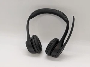 Logitech Zone 300 wireless Bluetooth headset on-ear boom mic black for PC - Afbeelding 1 van 17