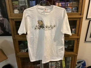 Vintage San Diego California Tourist MONKEY w HIBISCUS White FRUIT LOOM TShirt Gr. XL - Bild 1 von 12