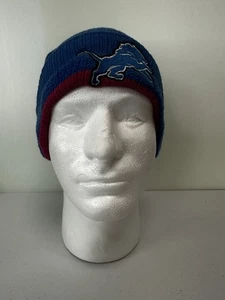 Detroit Lions Beanie on field Reebok Teambekleidung blau/pink gebraucht - Bild 1 von 7