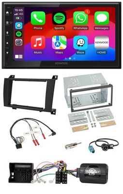 Kenwood Lenkrad USB DAB 2DIN Bluetooth Autoradio für Mercedes SLK R171 2004-2008 - Bild 1 von 4