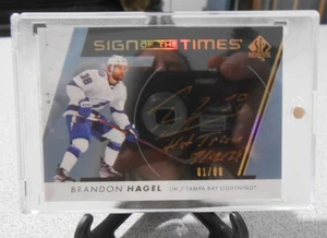 2023-24 Sp Authentic Sign of the Times Gold Inscribed #SOTT-PK /99 Brandon Hagel - Picture 1 of 3