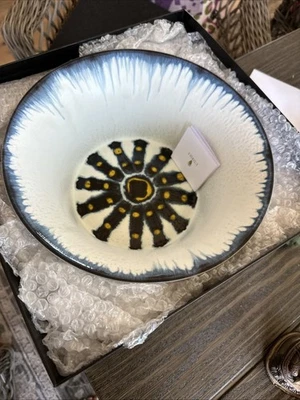 Cuenco bohemio grande L’ Objet nuevo en caja con estuche. Agarra esto rápido. Venta al por menor 332. Check Pi Foto 1 de 4