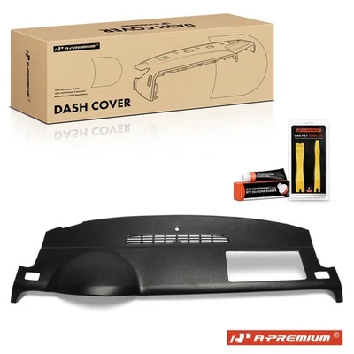 A-Premium Upper Black Dash Cover for Chevy Silverado GMC Sierra 1500 2007-2014 - Image 1 of 4