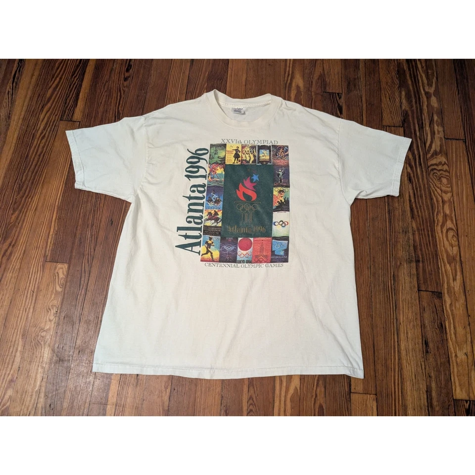 Camisa Champion Vintage Juegos Olímpicos de Estados Unidos Para Hombre Talla 2XL Foto 1 de 4