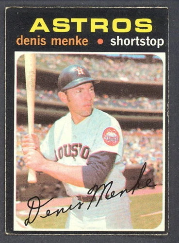 1971 TOPPS OPC O PEE CHEE BASEBALL #130 DENNIS MENKE HOUSTON ASTROS NM Card - Image 1 of 1