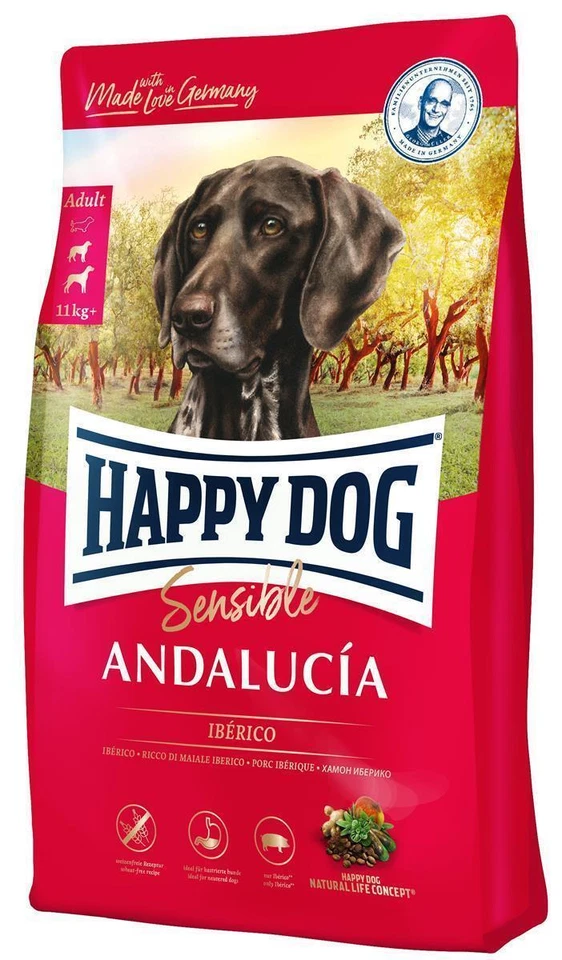 HappyDog 300g Supreme Sensible Andalucía Hundefutter Trockenfutter - Bild 1 von 1