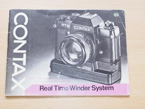 Contax Real Time Winder System Instruction Manual - Picture 1 of 3