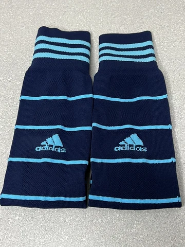 Blue Adidas Sounders FC Soccer Socks, Football Socks for Cleats, Light Blue/Navy Cover