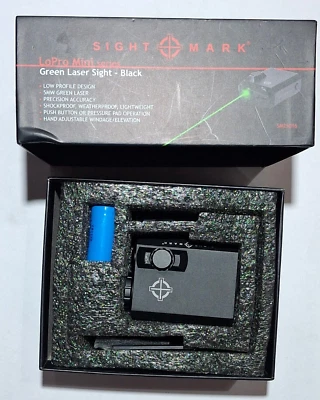 Sightmark SM25016, mini mira láser verde--completa en caja Foto 1 de 4