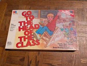 Go to the Head of the Class COMPLETE Milton Bradley 1986 Classic Board Game - Picture 1 of 3