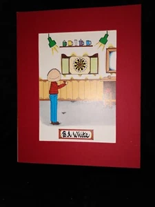 Darts Art Mat framed Cowboy Chuck Co. by Anita - Picture 1 of 4