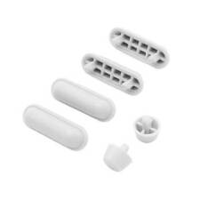 Heritage Wood Seat Buffer Set In White 32mm Centres HBP-W