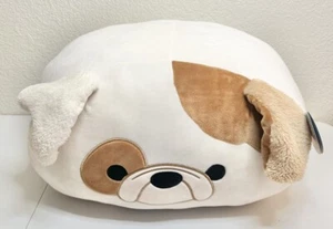 Squishmallows 20 Zoll Brock Bulldogge Welpe Hund stapelbar Plüschtier (Flecken) - Bild 1 von 4