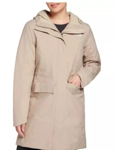 The North Face Women’s, City Breeze Insulated Parka, Khaki, Large - Picture 1 of 8