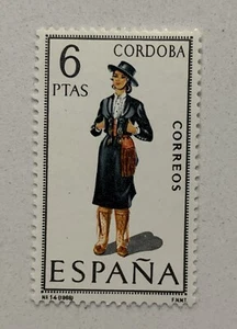 Spain Folk Costume Cordoba 1968 MNH - Picture 1 of 1
