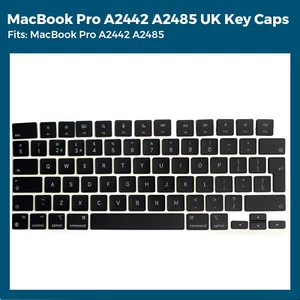 MacBook Pro Keycaps Full Set for A2442 A2485 M1 14" 16" 2021 Key Caps UK Layout - Picture 1 of 1