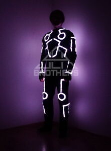 Tron RGB LED Costume for Flyboard Show Waterproof