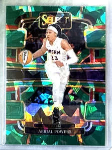 Aerial Powers 2024 Panini Select WNBA Green Cracked Ice Prizm-#70 Atlanta Dream - Picture 1 of 4