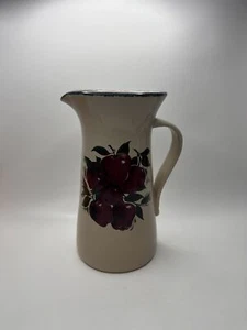 Home & Garden Party Ltd 2004 Large Stoneware Pitcher Apples Orchard Pattern - Picture 1 of 8