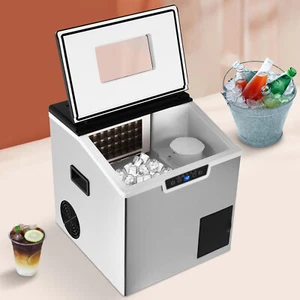 Máquina de cubitos de hielo ZBS-20 1.8L Icemaker máquina de cubitos de hielo máquina de hielo 40 kg en 24h - Imagen 1 de 24