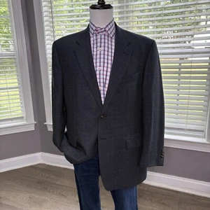 Ralph Lauren Herren Größe 44R Hahnentritt 100% Wolle Grau Sport Mantel Jacke Blazer - Bild 1 von 14