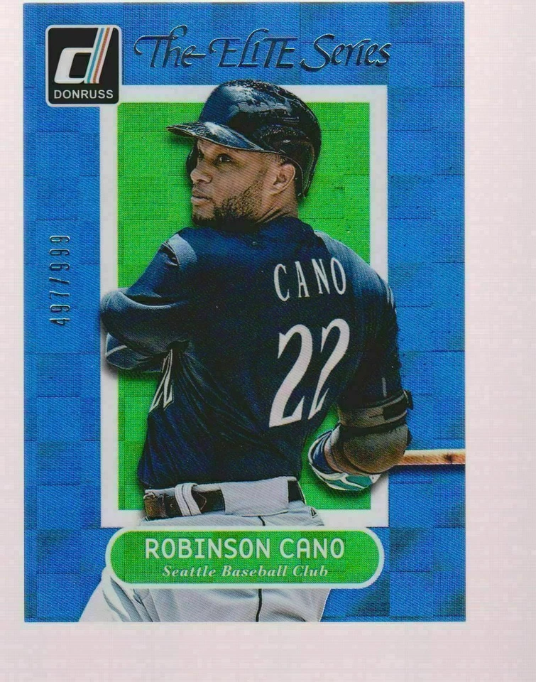 2014 DONRUSS ЭЛИТНАЯ СЕРИЯ #27 ROBINSON CANO /999 - Изображение 1 из 1