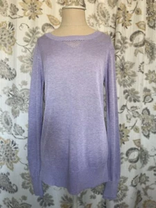 Lululemon Sunset Savasana II Pullover Open Back Sweater Heathered Lilac - Picture 1 of 19