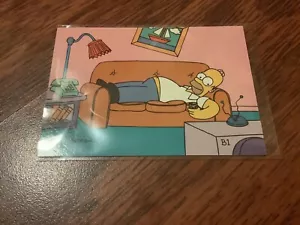 THE SIMPSONS SERIES 1 PROMO ANIMATED CEL CARDS B1 1993 SKYBOX MATT GROENING - Picture 1 of 2