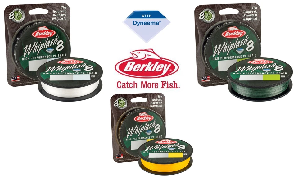 Berkley Whiplash 8 / Alle Stärken und Farben Originalspule in 150m