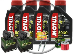 KIT TAGLIANDO YAMAHA XTZ 750 SUPERTENERE OLIO MOTUL FILTRO OLIO ARIA CANDELE - Foto 1 di 4