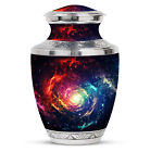 Realistic spiral galaxy Memorial Bird Urn Large 10"